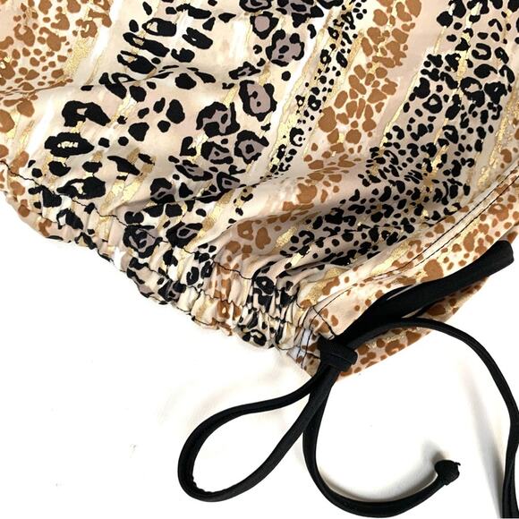 Venus Cheetah Animal Print Cinched Tankini - Picture 7 of 11